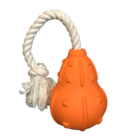 Butternut Pumpkin Rubber Toy
