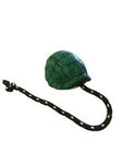 Natural Rubber Turtle Shell Treat Release Toy With Rope