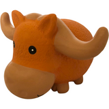 Long Horn Cow Squeaky Latex Toy