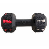Natural Rubber Barbell Treat Release Toy